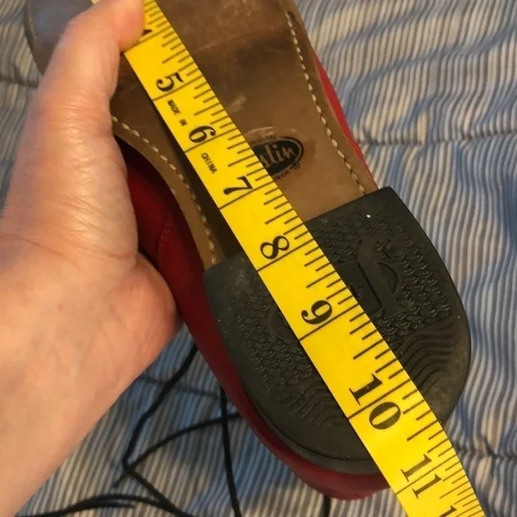 Vintage JUSTIN Boots RED Roper Size 5.5 D Style 503Y Registered NO. 73416 - Picture 15 of 16